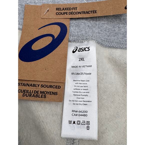 ASICS Women’s Relaxed Fit Sweat Shorts – Size XXL – Heather Gray – NWT - Picture 5 of 11